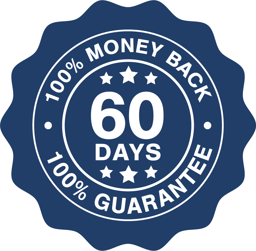 60-day money back guarantee